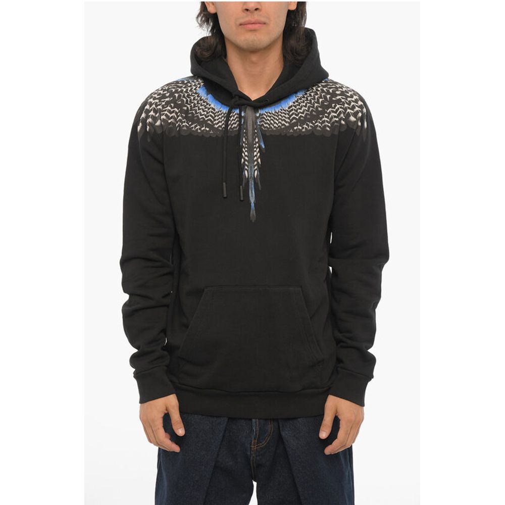 

Толстовка Regular Fit с капюшоном GRIZZLY WINGS Marcelo Burlon, Black