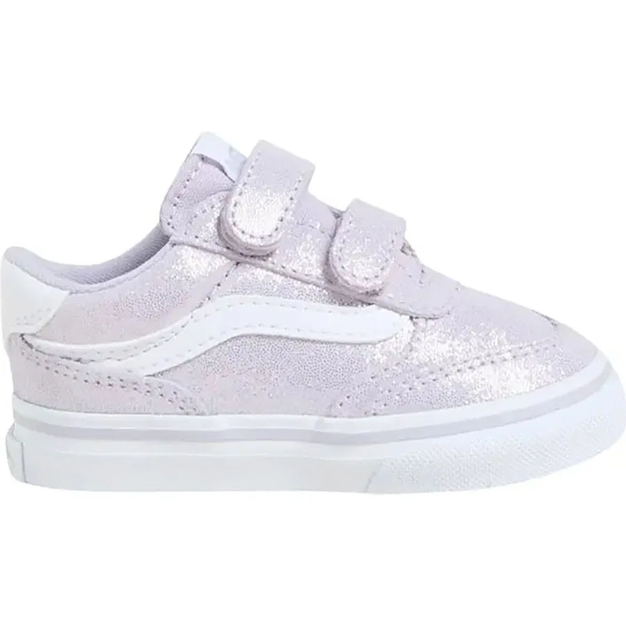 Детские кроссовки с липучками Vans Brooklyn LS, Фиолетовый