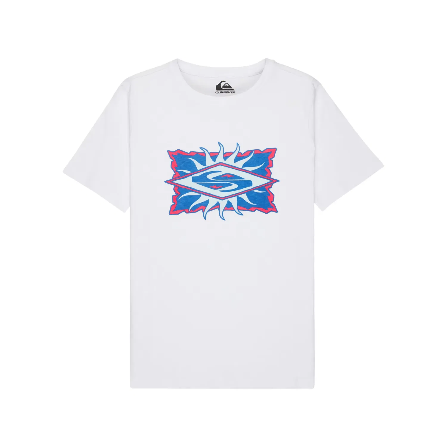 Детская футболка с принтом Starfish Stamp Quiksilver, Blanco