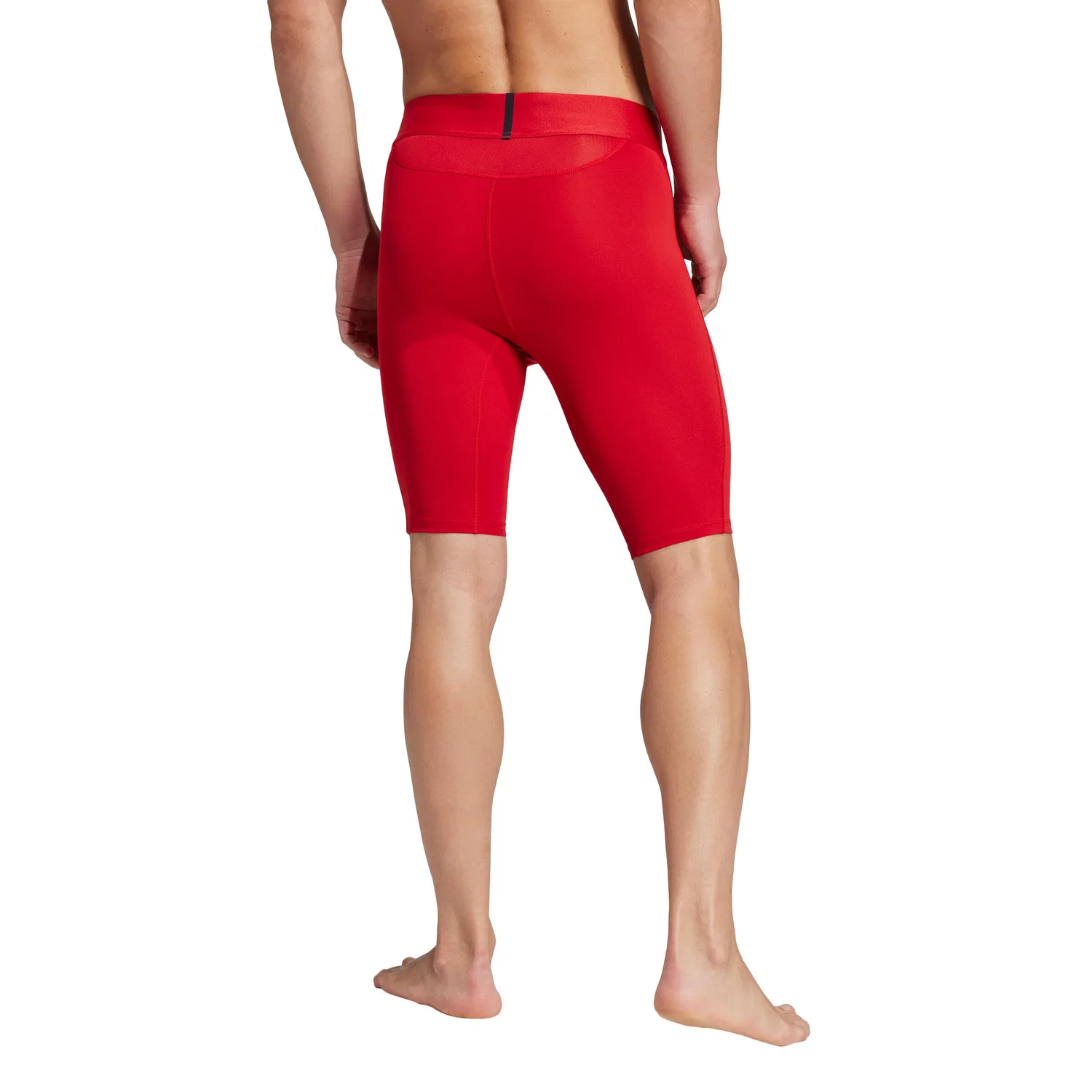 Мужские короткие леггинсы с технологией Techfit Adidas, Цвет: Rot — фото 3