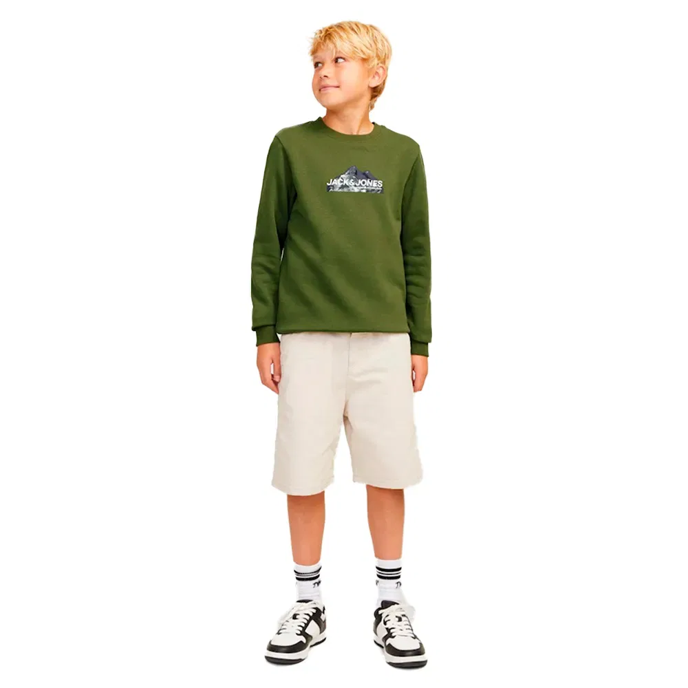 Свитшот Mountain Logo Jack & Jones, зеленый