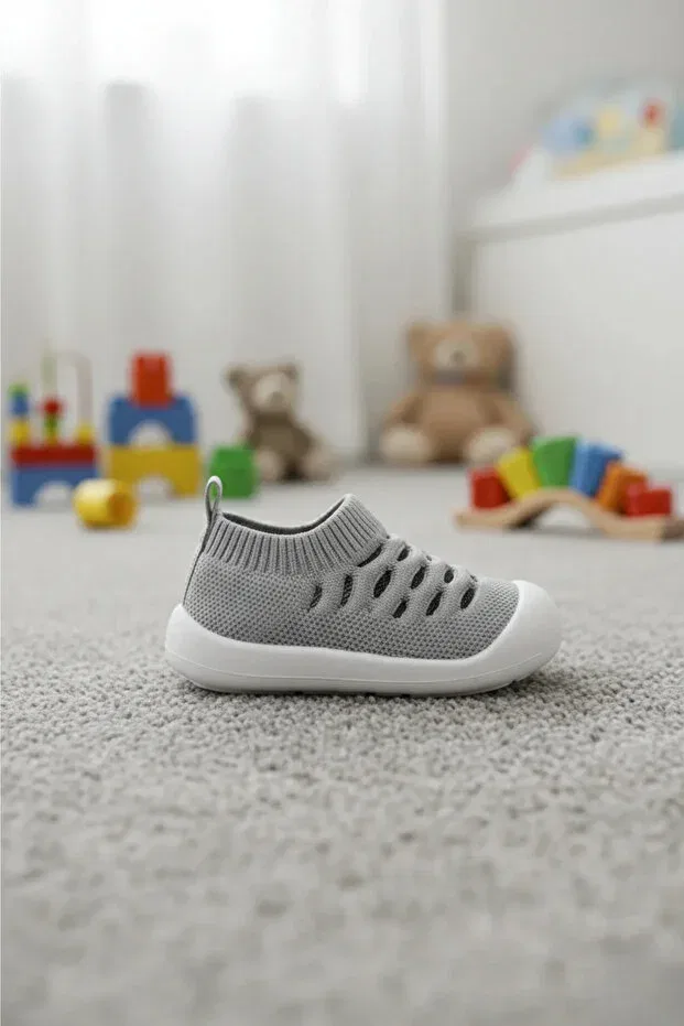 Детские кроссовки для девочек текстильные Marshetta, Gray — фото 2