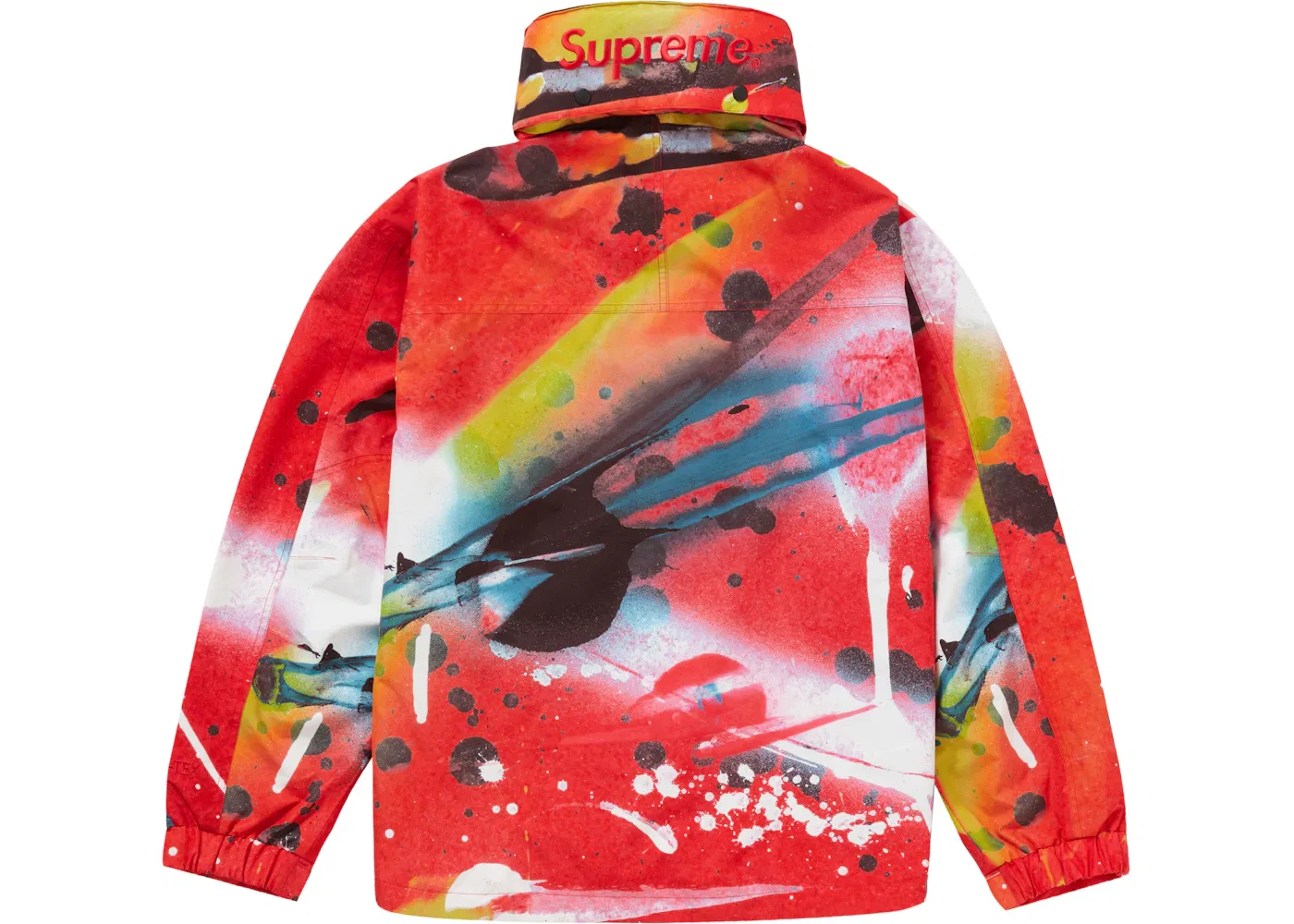 Мужская куртка-анорак с принтом Rammellzee Supreme, Rammellzee Red — фото 4