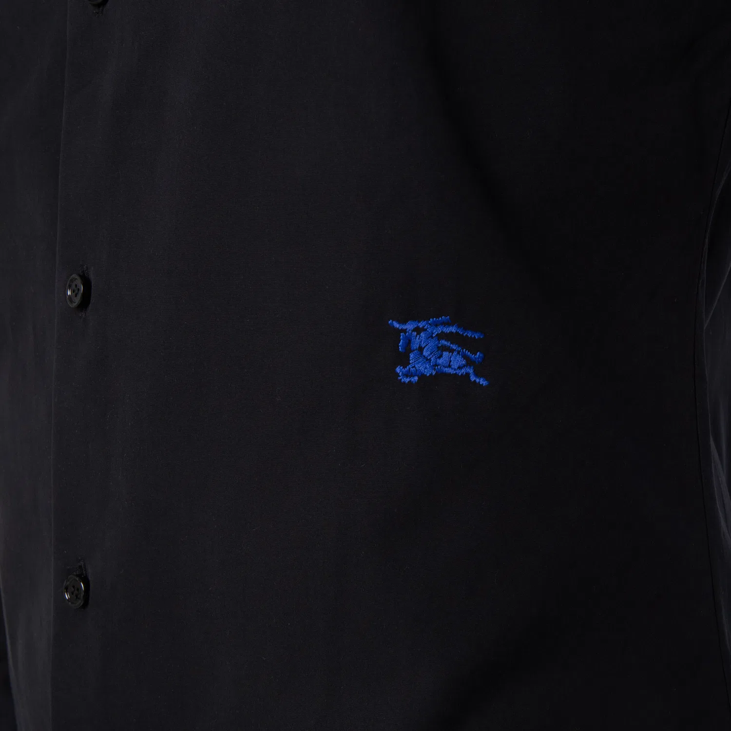 Рубашка с длинным рукавом Long-Sleeved Cotton EKD Dress Shirt Burberry, Black — фото 3