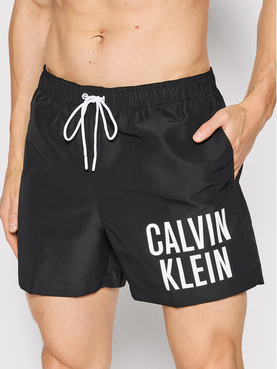 

Пляжные шорты regular fit Medium KM0KM00739 Calvin Klein Swimwear, черный