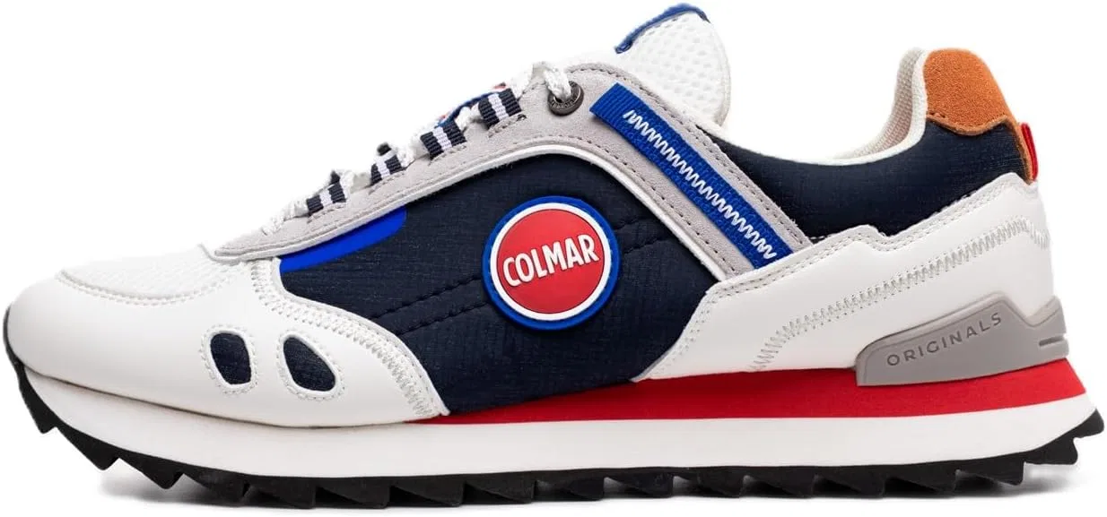 Кроссовки Colmar Unisex Travis Sport Dual Zapatillas, White Navy Red