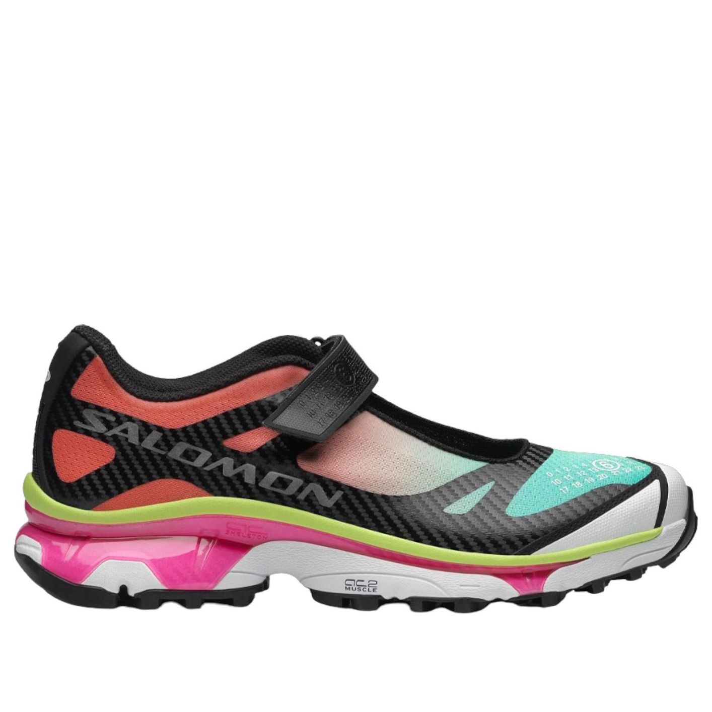 Salomon x MM6 Maison Margiela XT-Mary Jane 'Ginger Electric Green' — фото 4