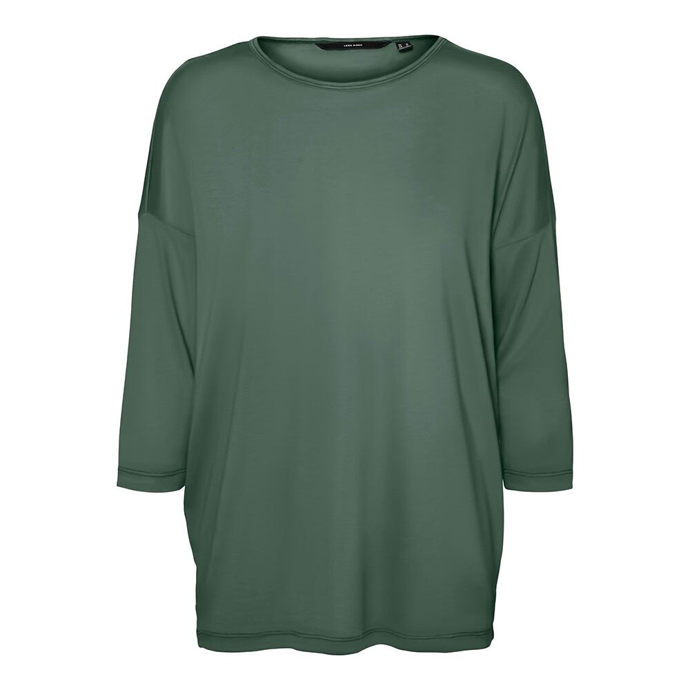 

Футболка Vero Moda Carla 3/4 Sleeve Round Neck, зеленый