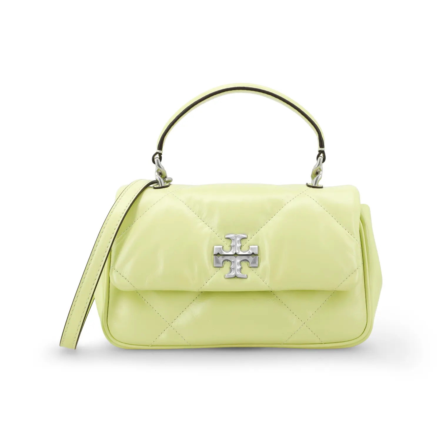 

TORY BURCH Кожаная сумка Кира через плечо кроссбоди женская грушево-зеленая, Pear Green