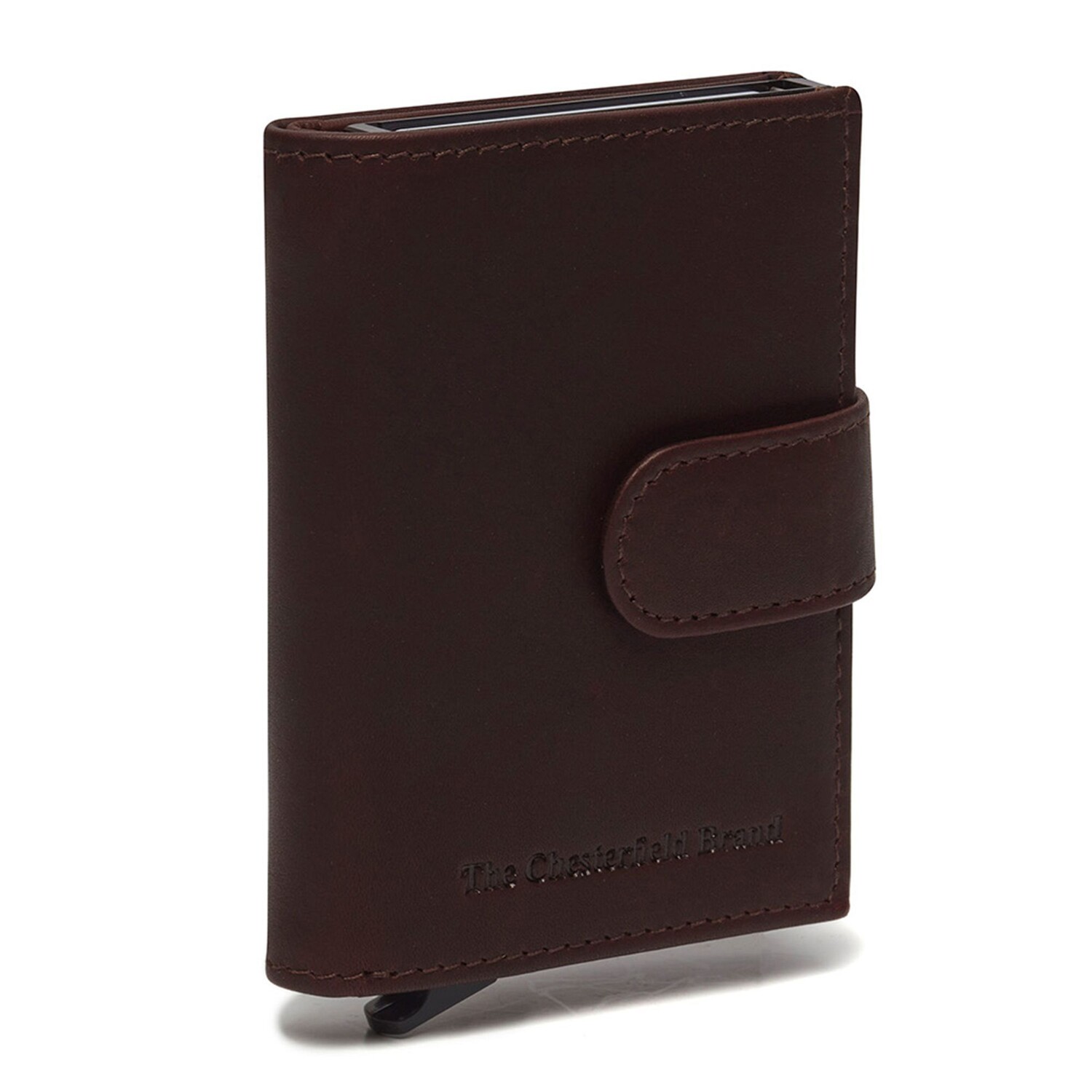 

Кошелек The Chesterfield Brand Leipzig Kreditkartenetui RFID Schutz Leder 7.5 см, коричневый