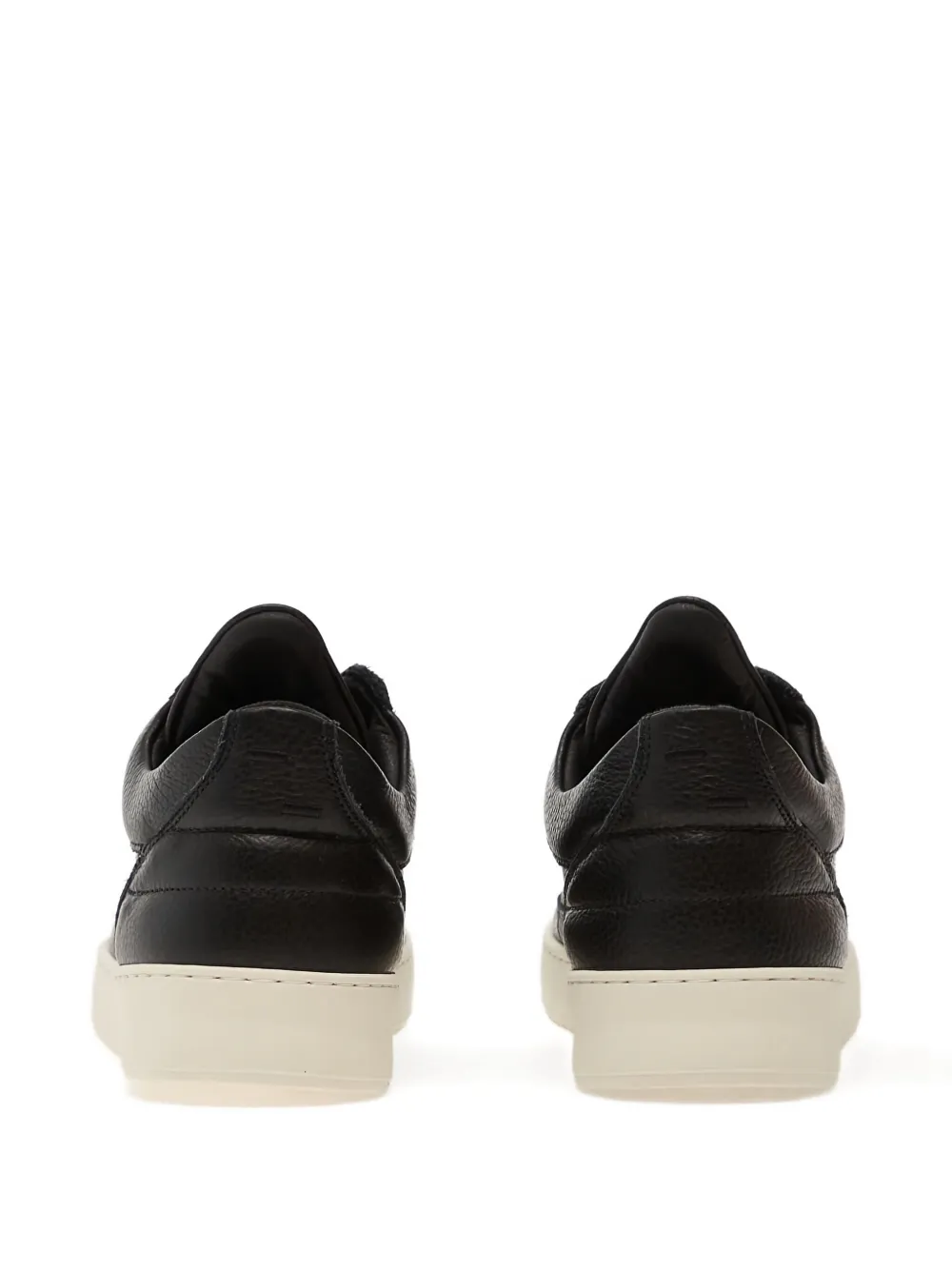 Низкие кеды из зернистой кожи Filling Pieces, черный — фото 3