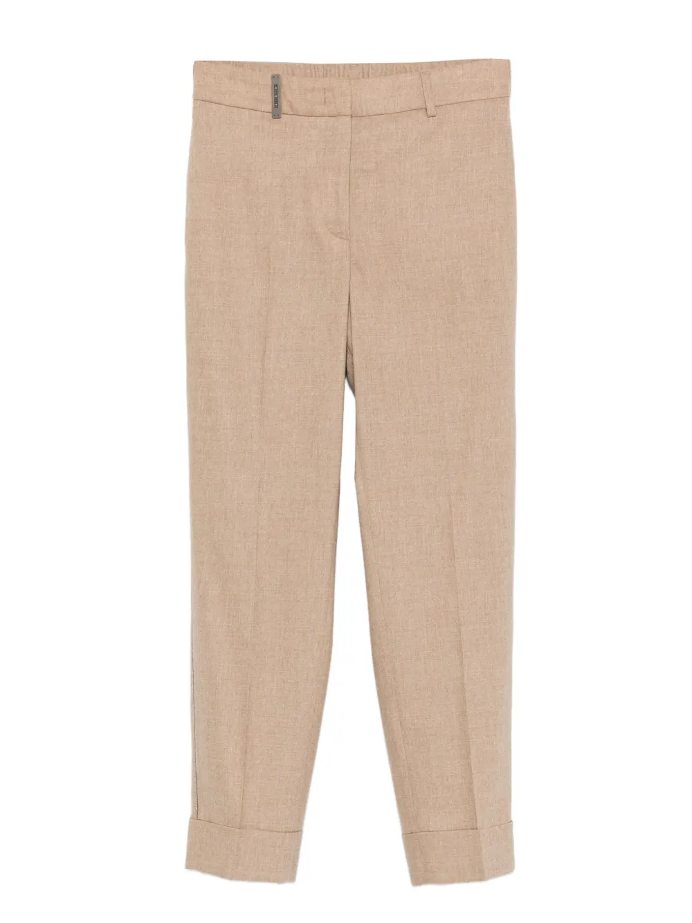 

Укороченные брюки с манжетами Peserico, нейтральный