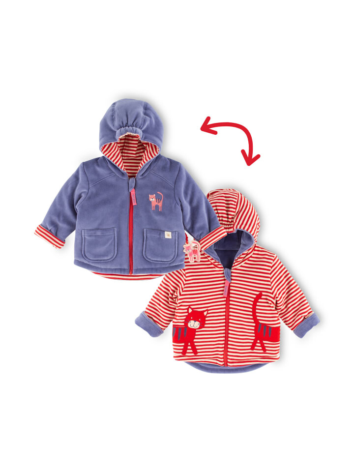 

Куртка Sigikid wattierwild cat, цвет blau/rot-beige geringelt