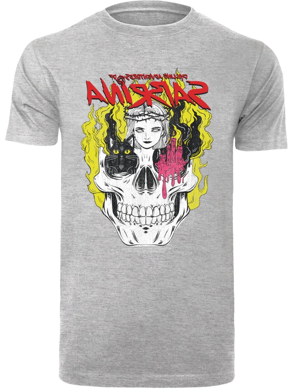

Футболка F4Nt4Stic Adventures Of Sabrina Boys Skull, пестрый серый