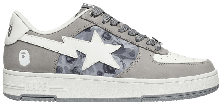 

Кроссовки BAPE Bapesta #2 'Grey Roses', серый