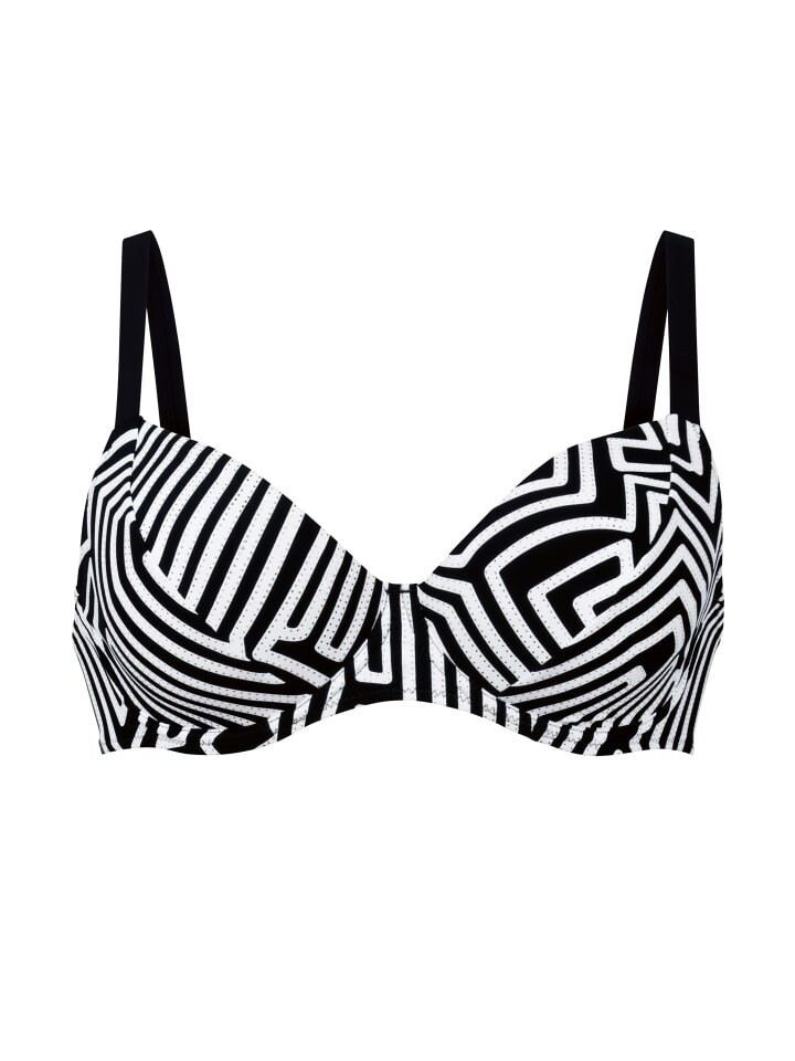

Верх бикини ROSA FAIA Top Shining Lines, черный