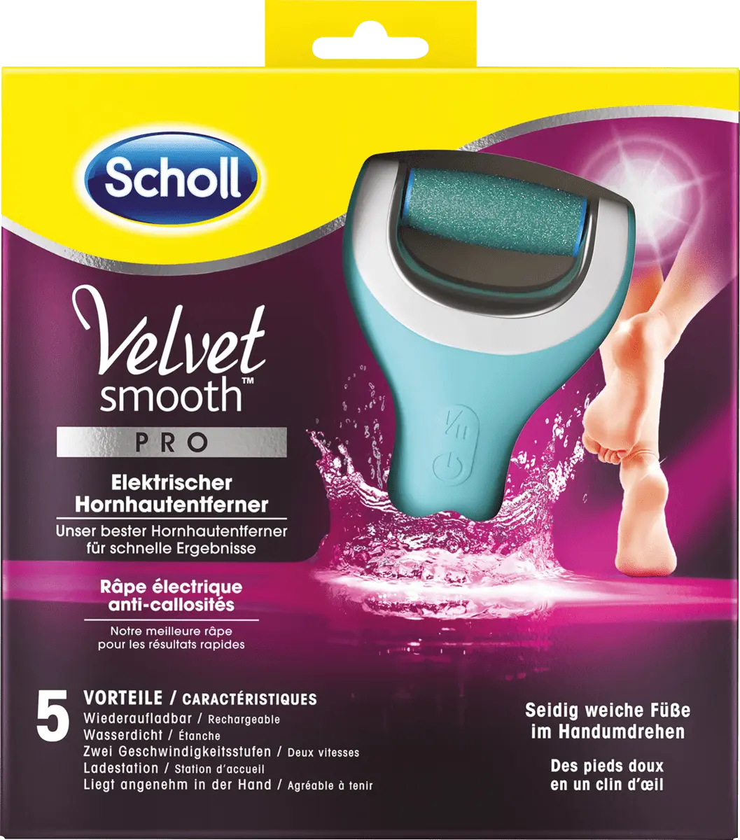 

Электрический аппарат для удаления мозолей Velvet Smooth Pro 1 шт. Scholl