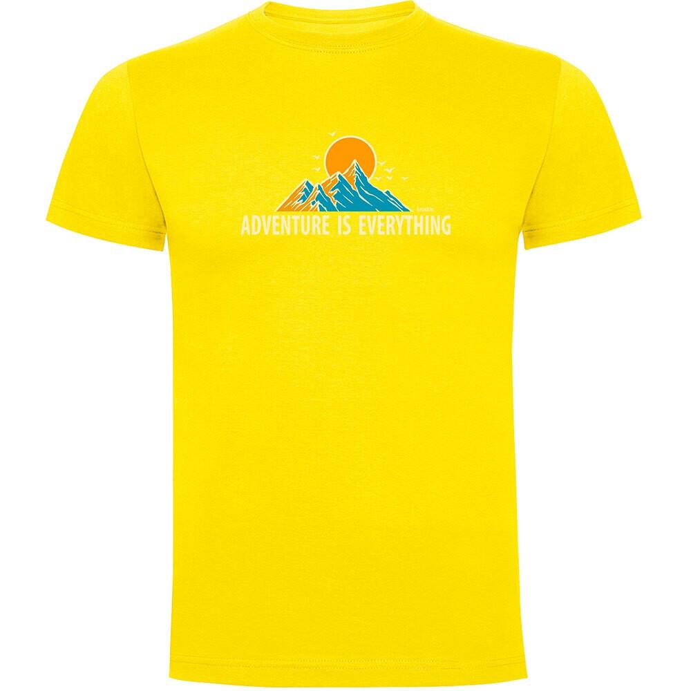 

Футболка с коротким рукавом Kruskis Adventure Is Everything, желтый