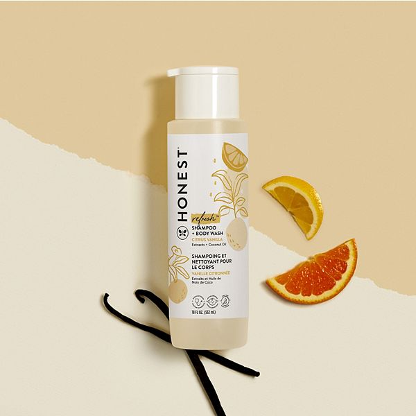 Шампунь и гель для душа - 18 oz 2-in-1 The Honest Company, Citrus — фото 3