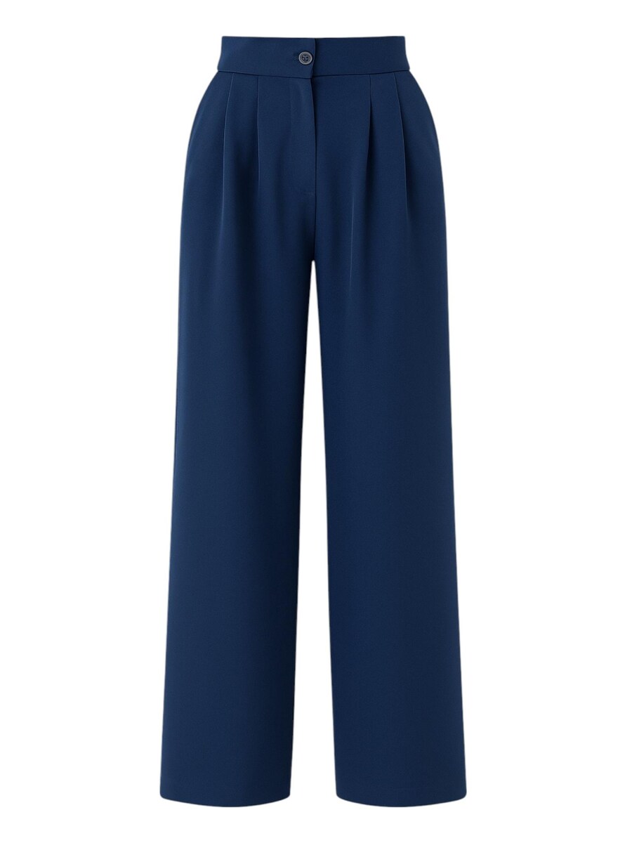 

Широкие брюки со складками спереди fashionshowcase ALYA, темно-синий