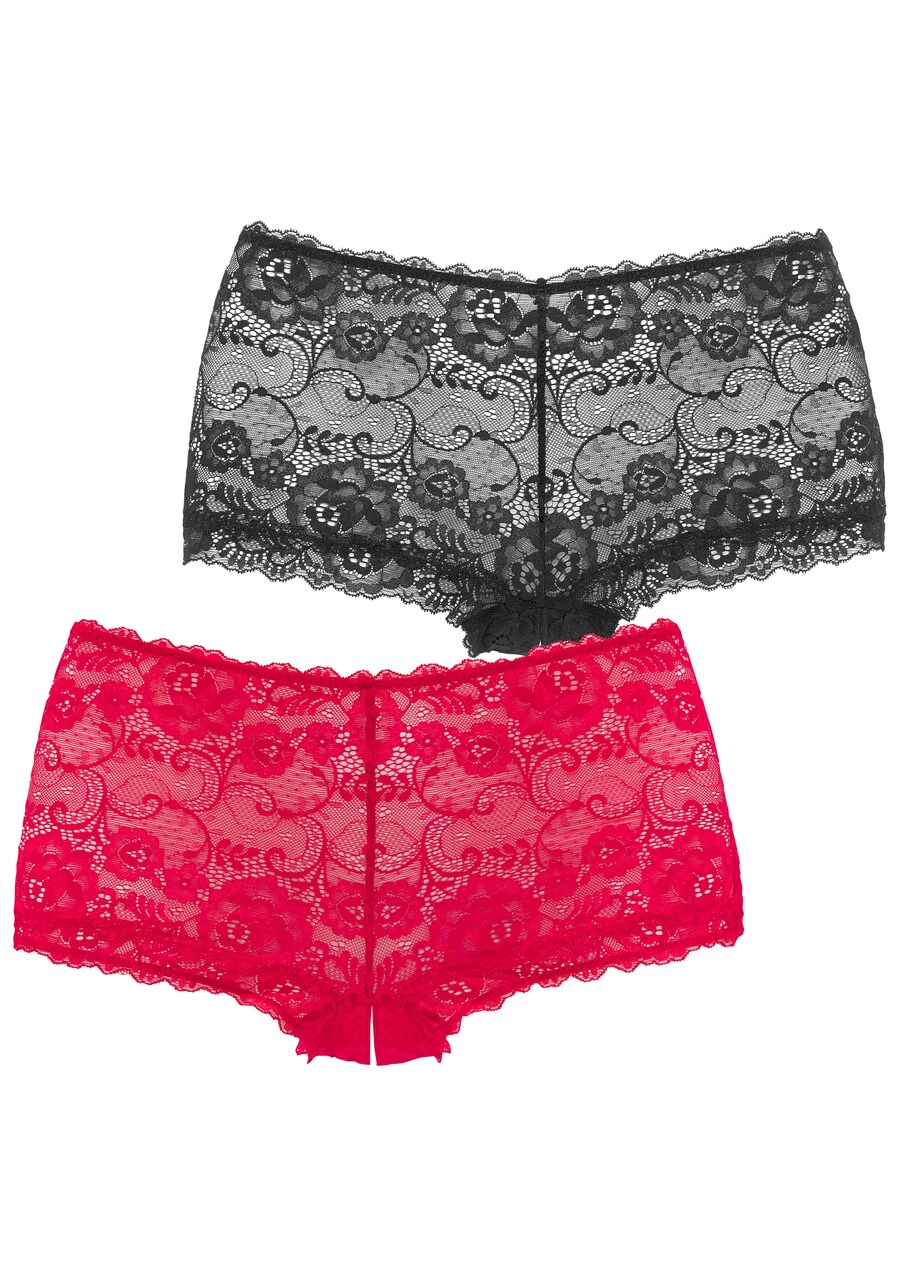 

Трусики PETITE FLEUR GOLD, цвет Cranberry/Black