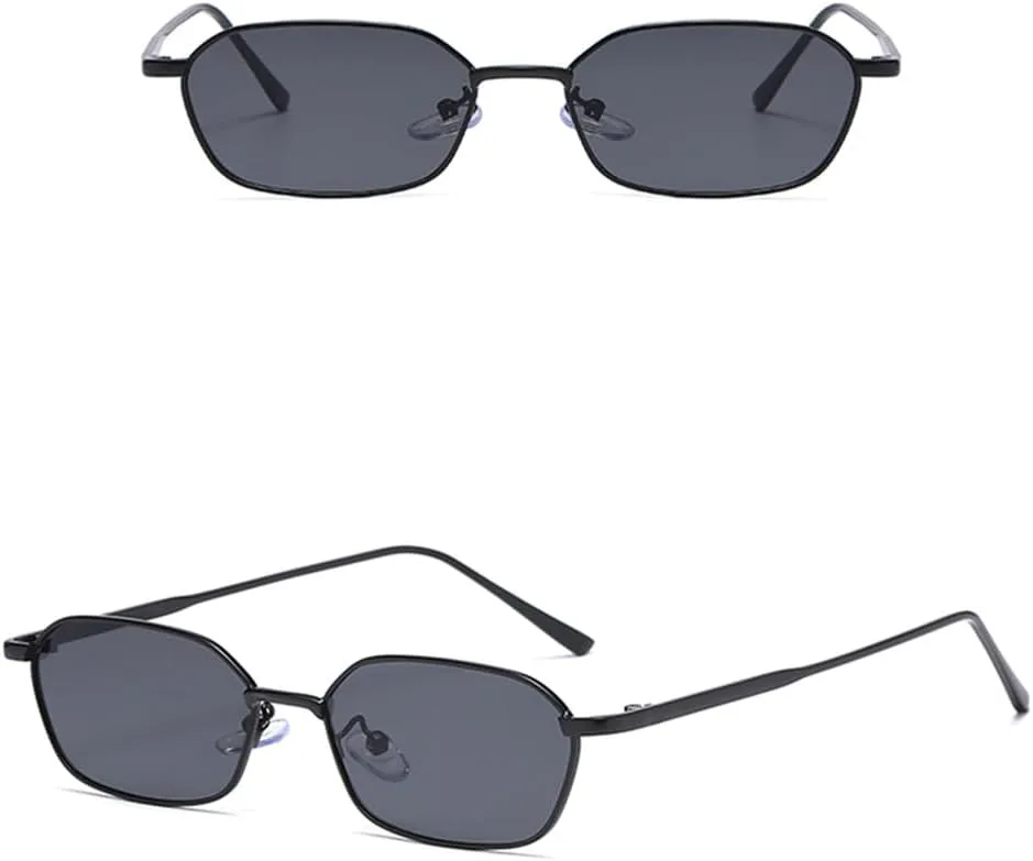 

Солнцезащитные очки UV400 - маленькие, в стиле панк, с металлическим градиентом, для женщин и мужчин, для бега и занятий спортом на открытом воздухе UYPTK, Red