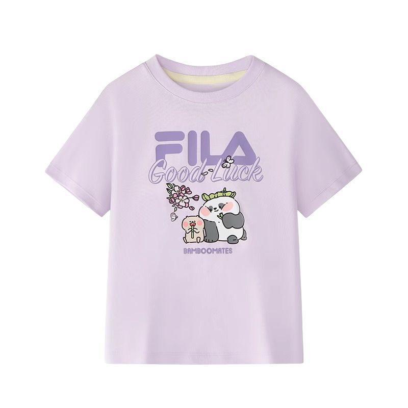

FILA KIDS Футболка Bamboo Forest Friends Stunning Purple детская, Зеленый, FILA KIDS Футболка Bamboo Forest Friends Stunning Purple детская