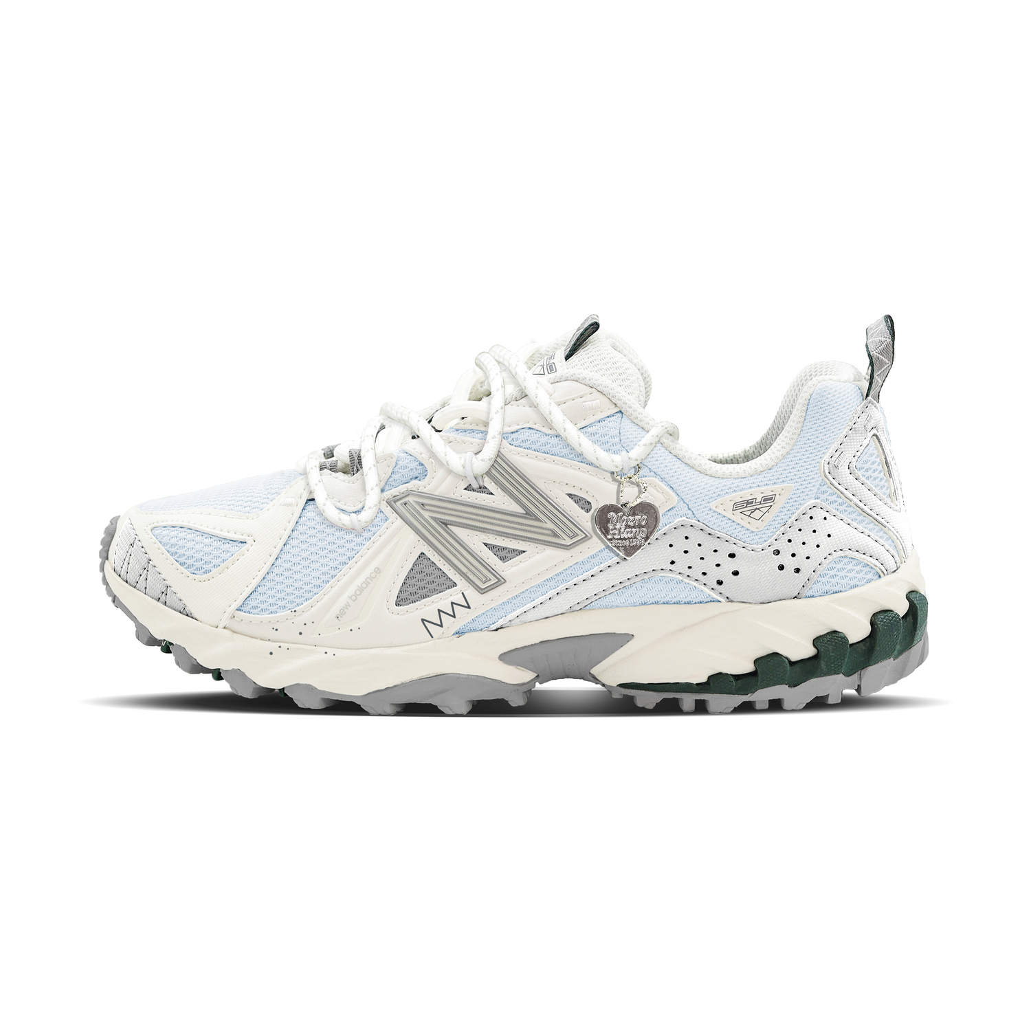 

610t ice realm poem амортизирующие низкие кроссовки для улицы unisex New Balance, серо-голубой