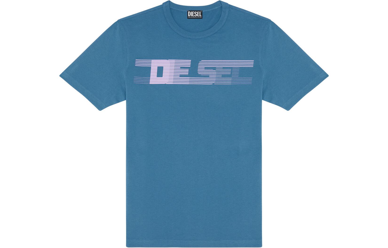 

Футболка мужская синяя DIESEL