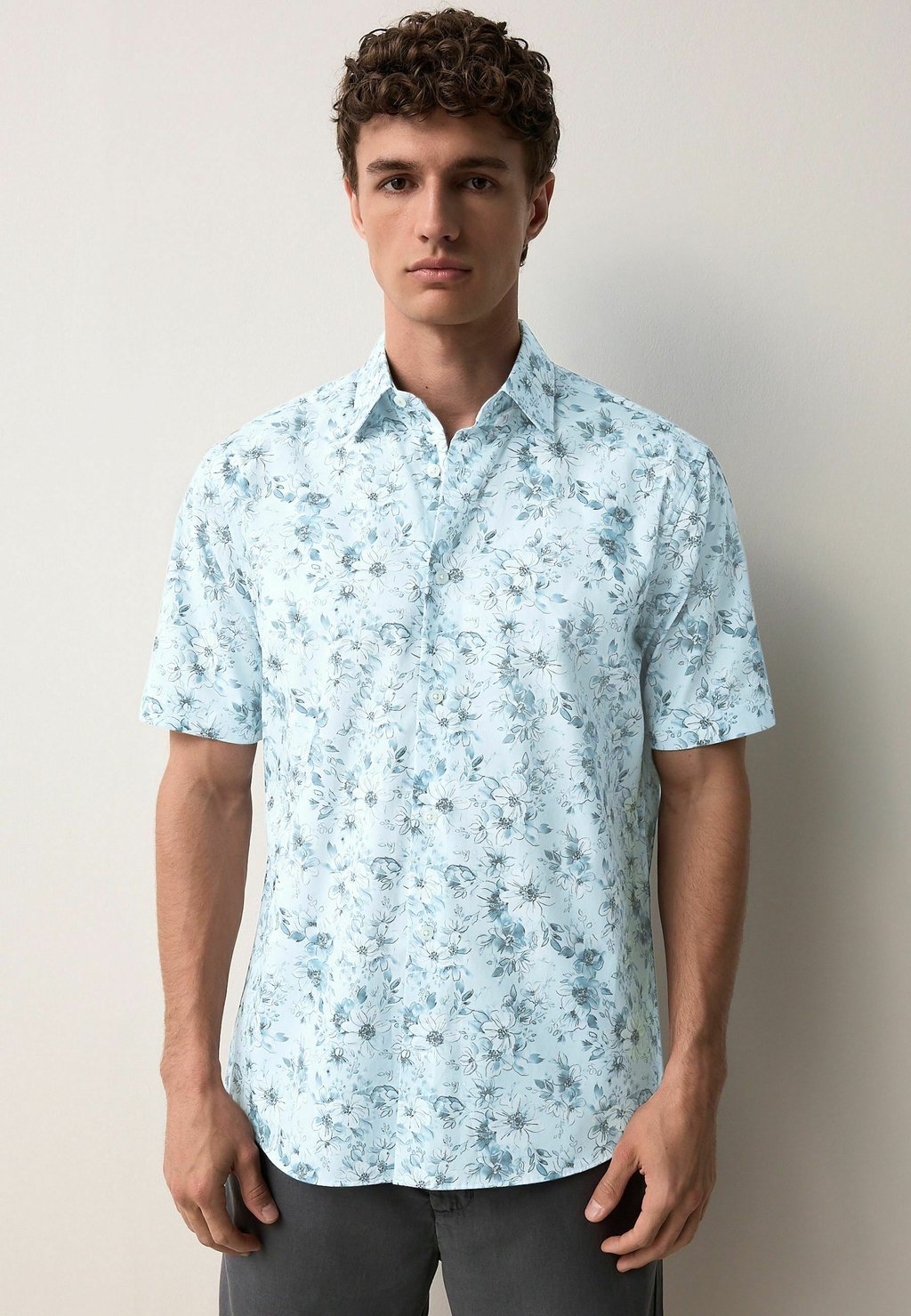 

Рубашка SHORT SLEEVE Next, синий