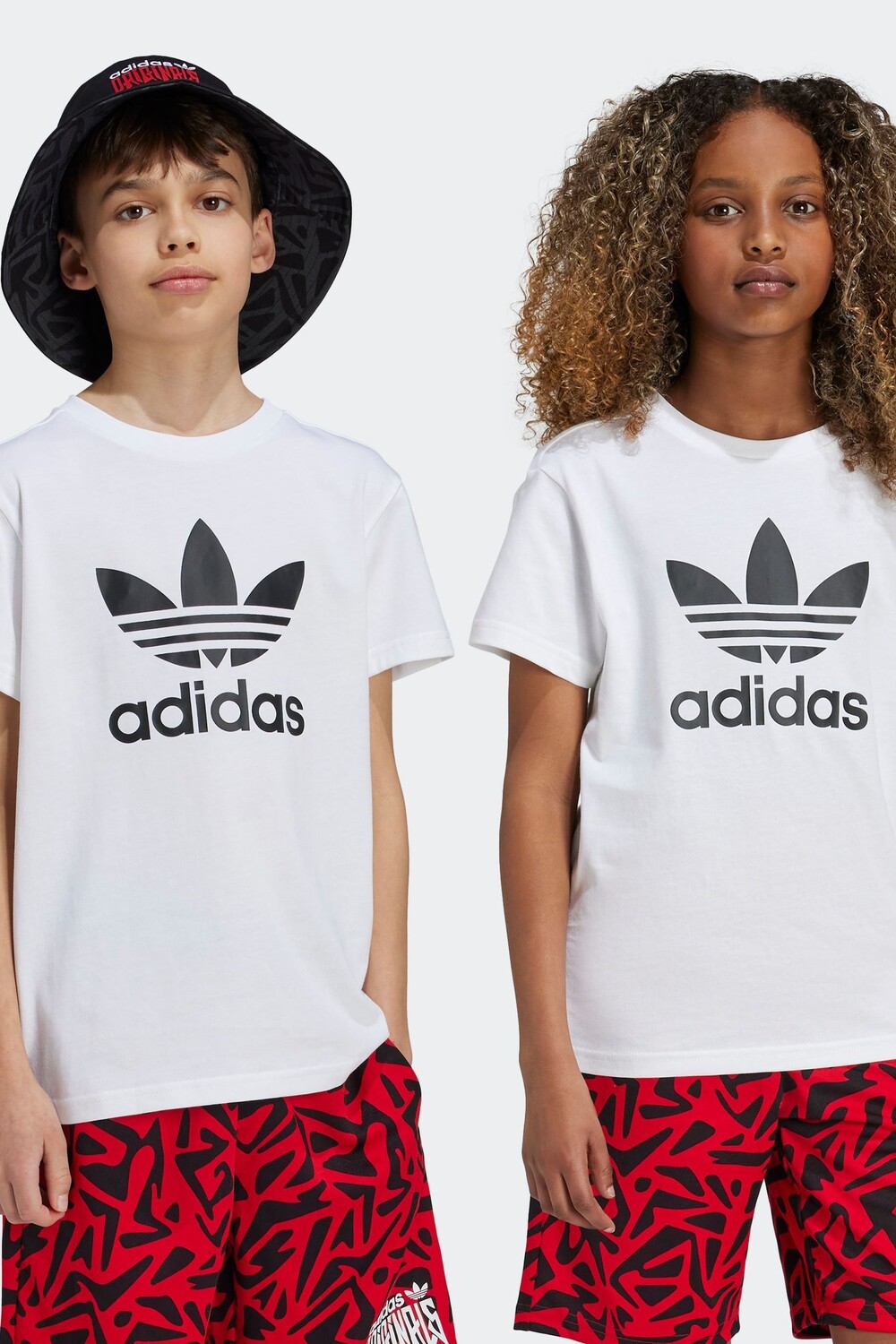 

Футболка детская Adidas трилистник 100% хлопок Adidas Originals, белый