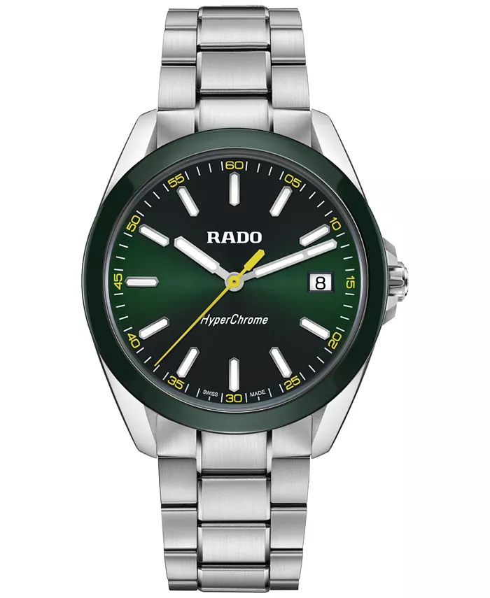 

Мужские наручные часы Swiss HyperChrome на стальном браслете 42 мм Rado