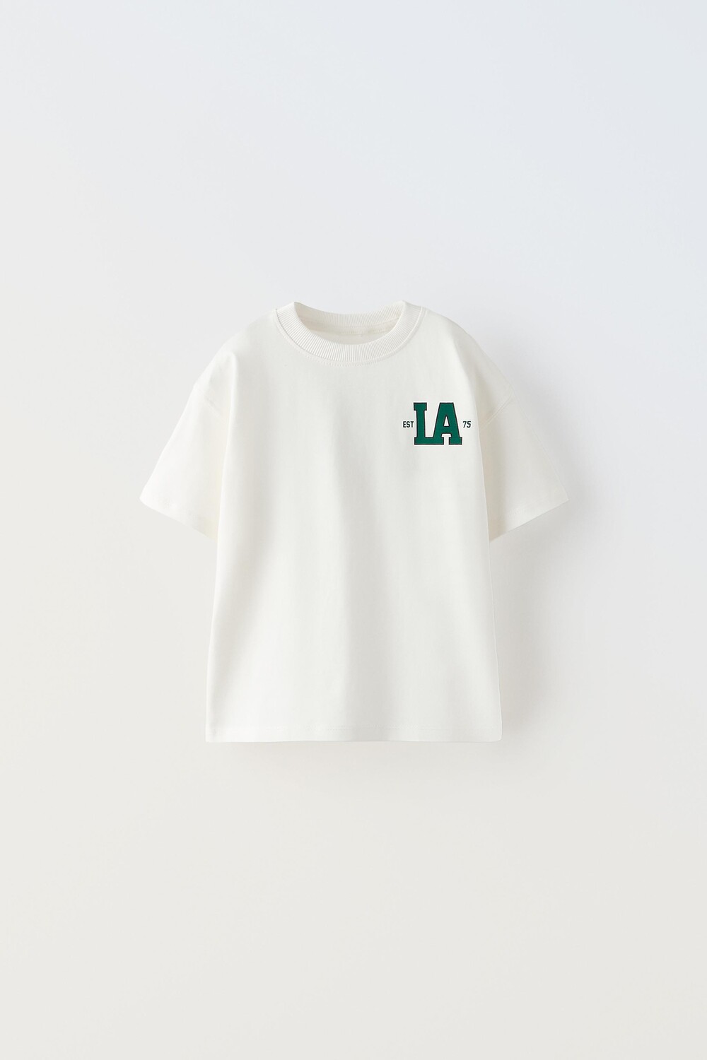 

Университетская футболка ZARA, белый