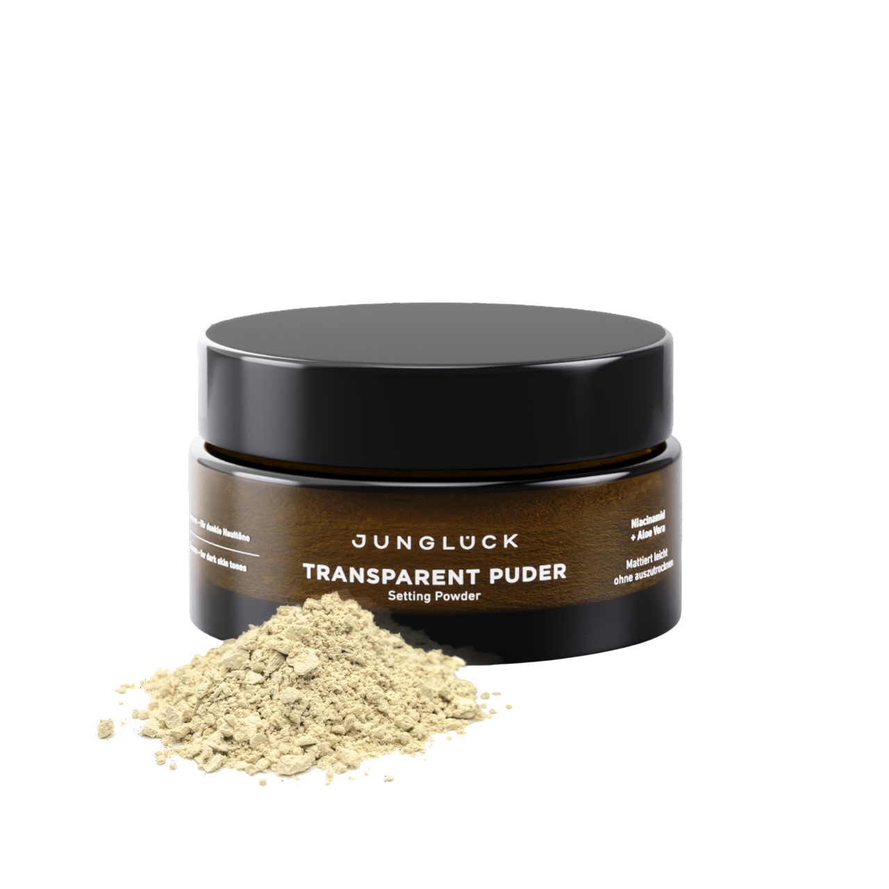 

Пудра для лица transparent puder Junglueck, transparent puder banana, вес 10 гр.