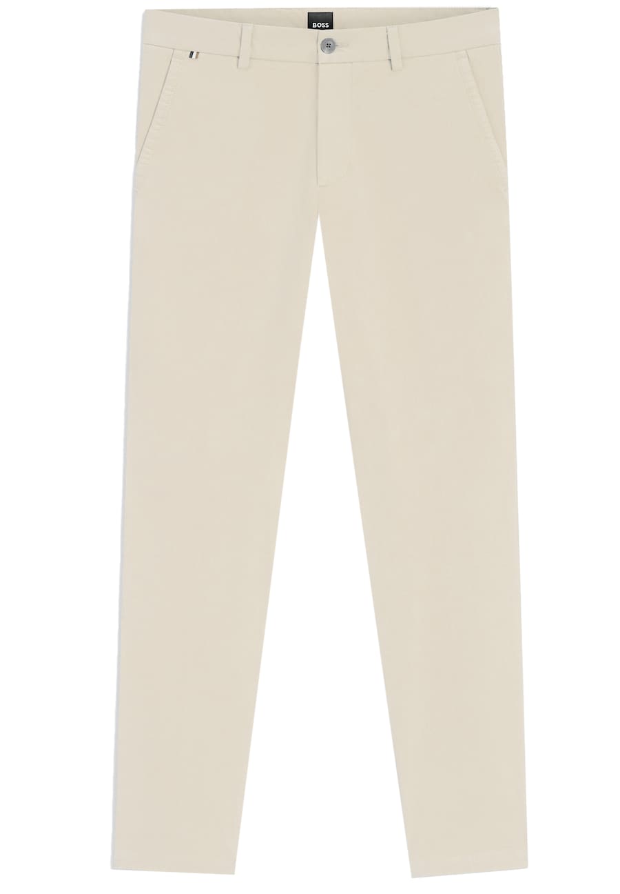 

Узкие брюки-чинос BOSS Kaiton, слоновая кость