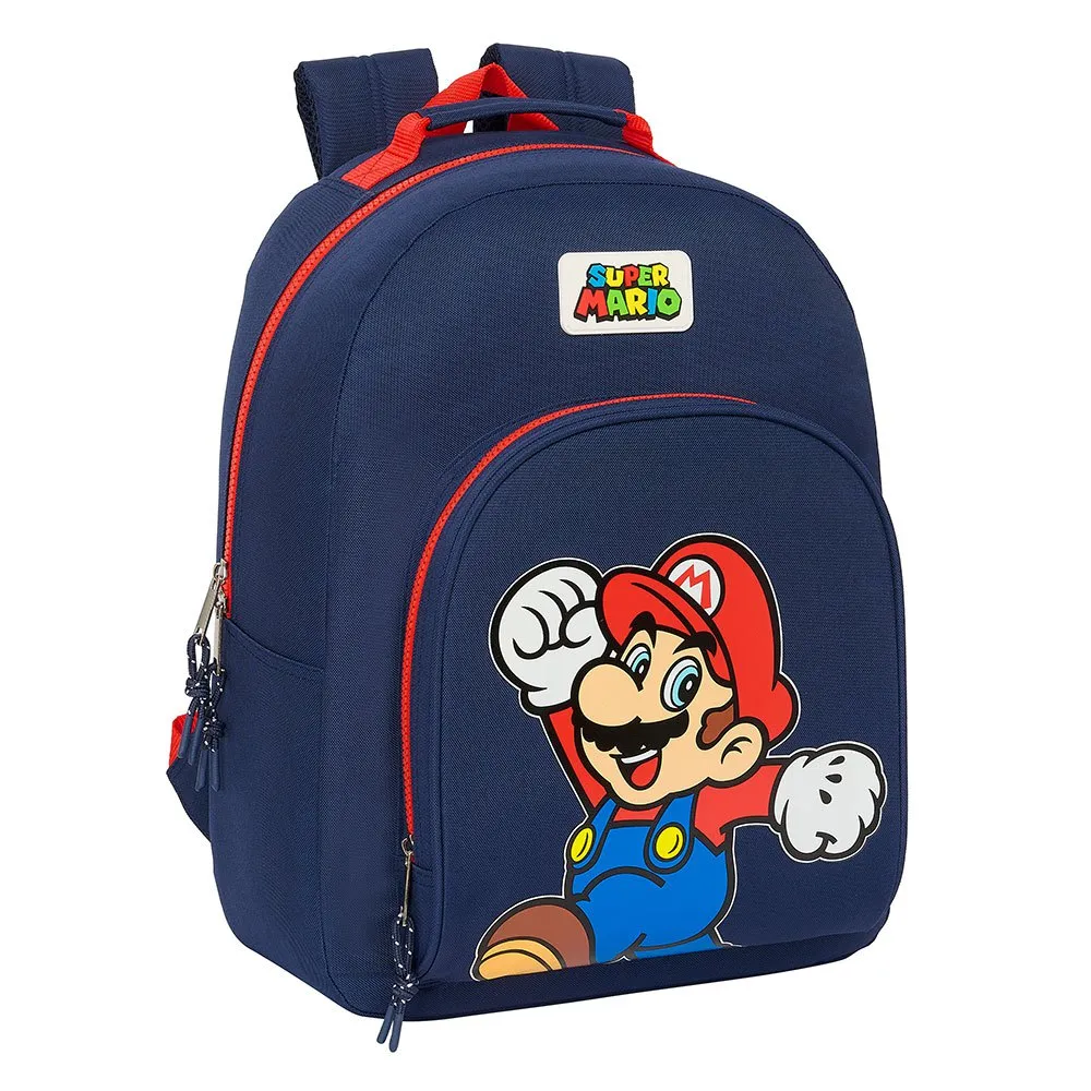 

Рюкзак Safta Super Mario World 20.10L 32x43x14 см 612408305, синий