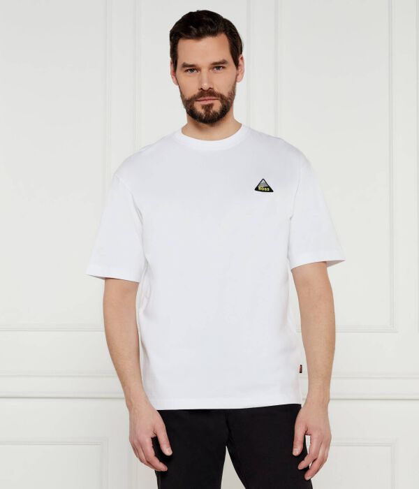 

Футболка te_fishpatch Loose fit Boss Orange, белый