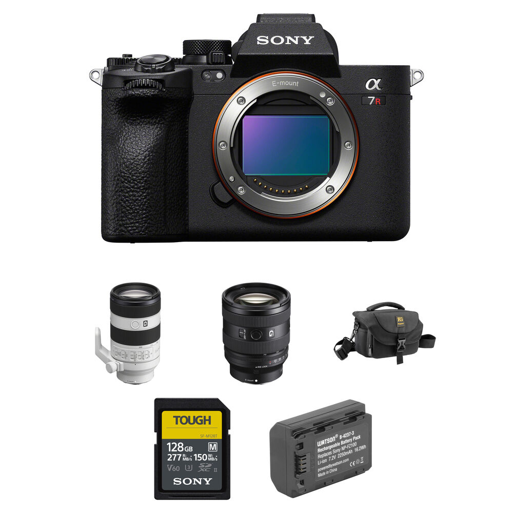 

Беззеркальная камера Sony a7R V Mirrorless Camera with 20-70mm f/4 and 70-200mm f/4