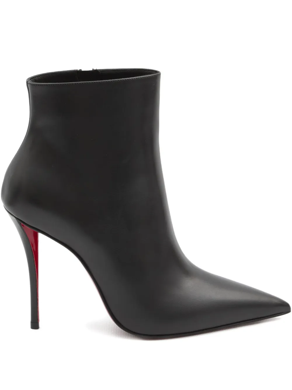 Ботильоны Miss Z с острым носком и шпилькой высотой 100 мм Christian Louboutin, черный