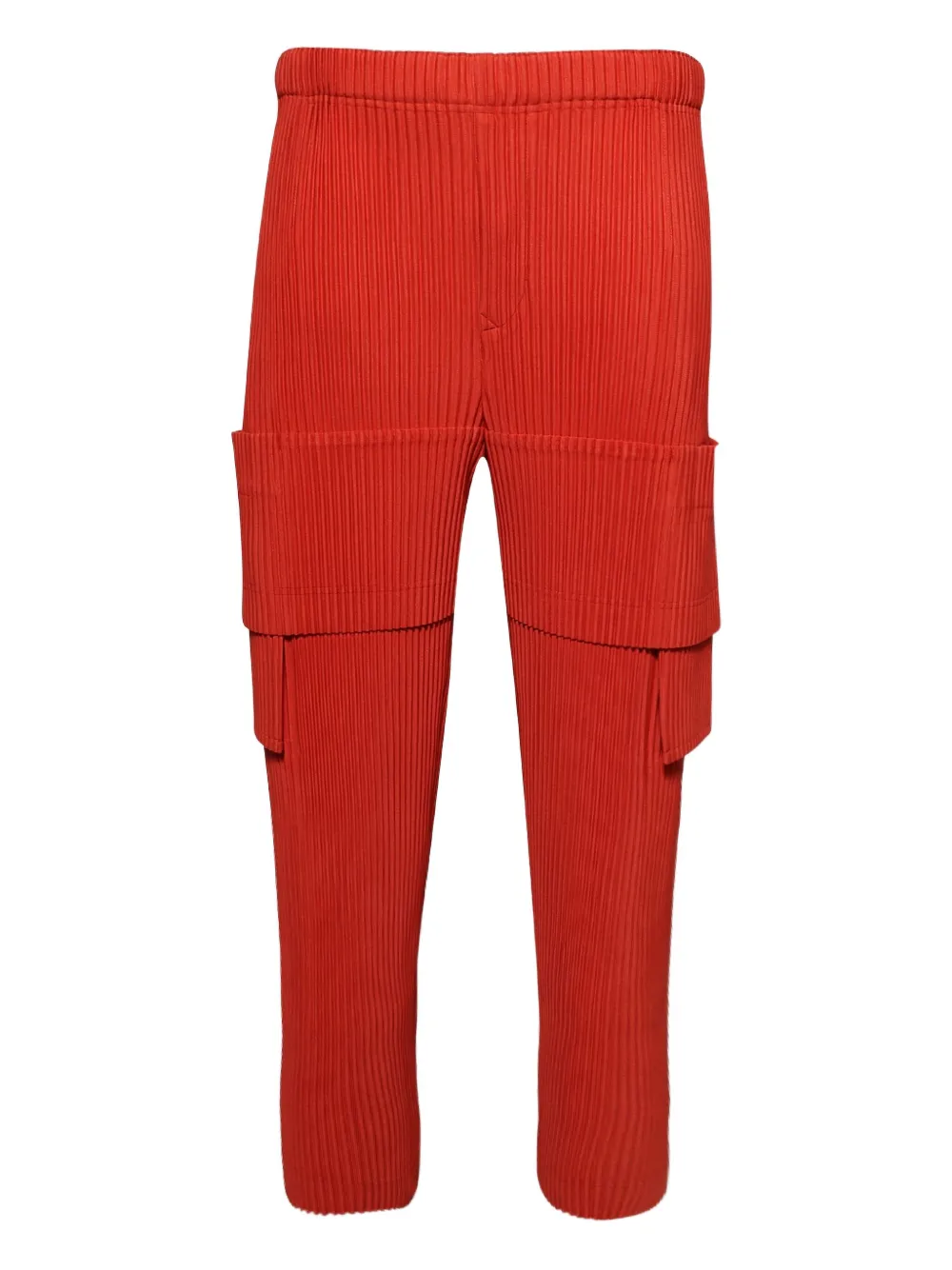 

Плиссированные брюки-карго Issey Miyake, красный