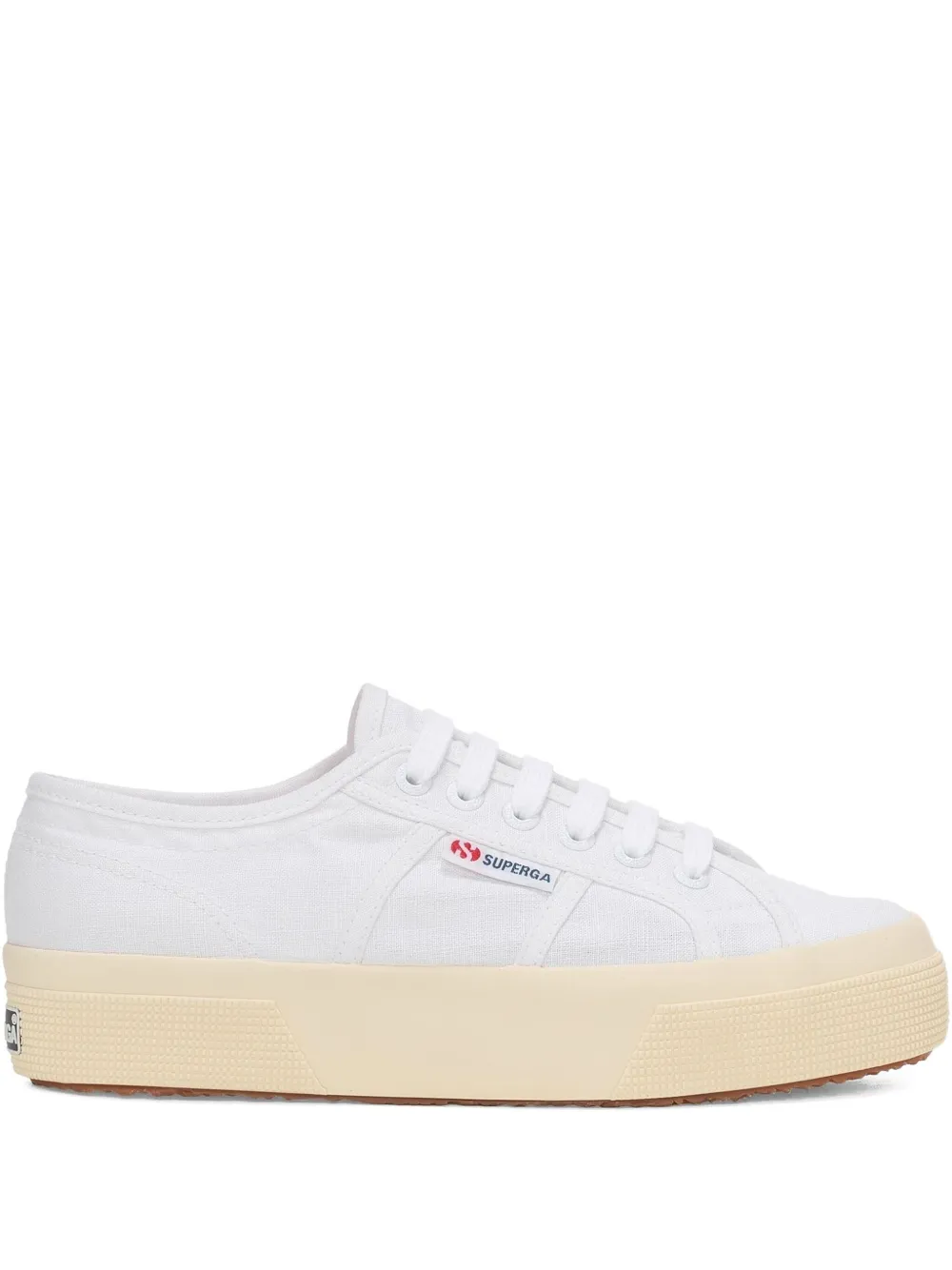 Кроссовки 2740 на платформе Superga, белый
