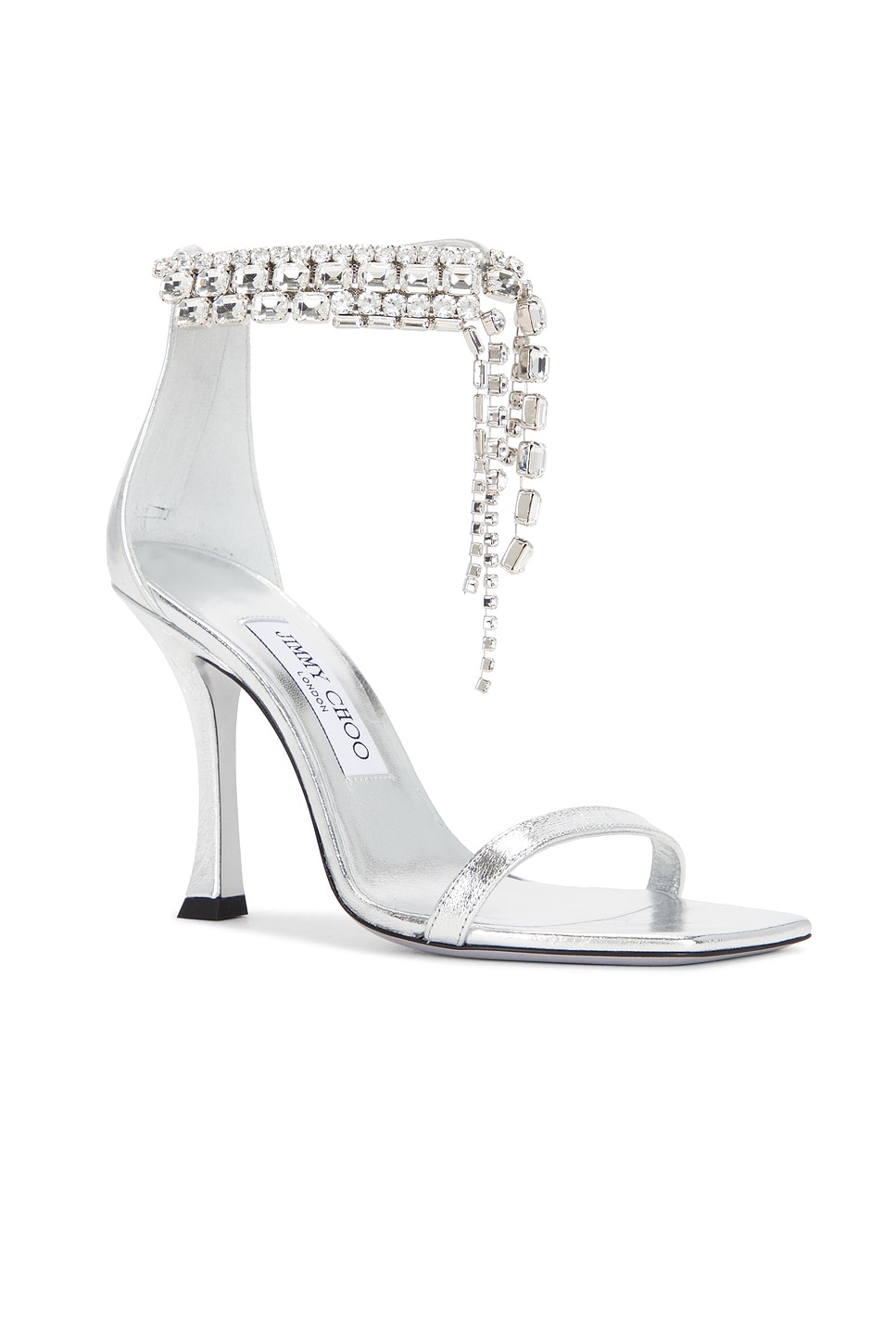 Verity 100 Сандалии Jimmy Choo, Silver — фото 2