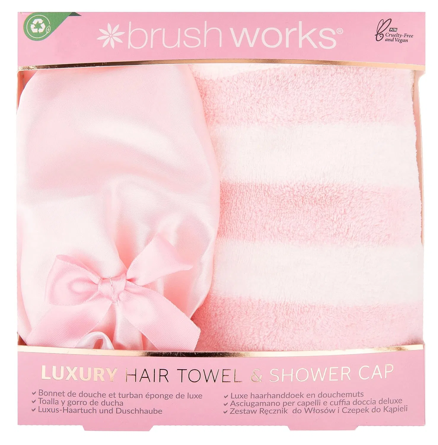 Набор полотенца и шапочки для душа Brushworks Luxury Brushworks