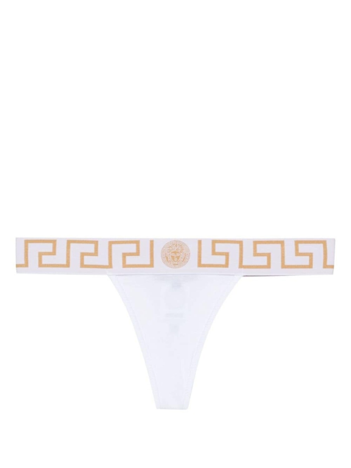 

Versace стринги Greca Border, белый