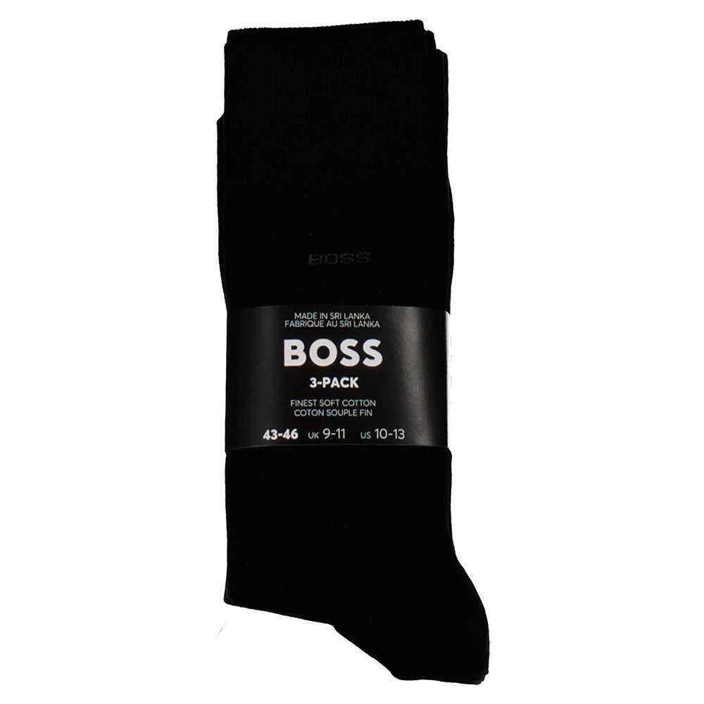 

Носки BOSS 50469839 3 шт, черный