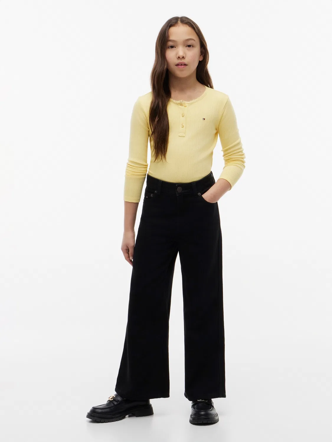 Широкие джинсы 'MABEL' Tommy Hilfiger, Black — фото 4
