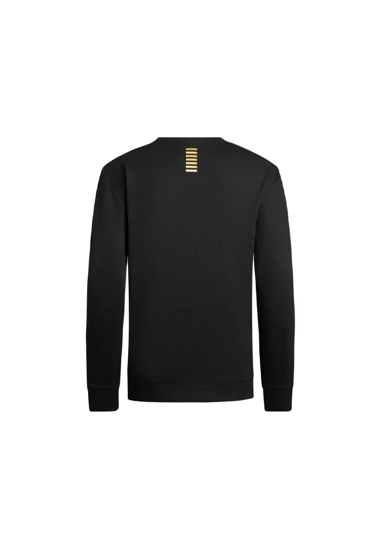 Толстовка мужская, черная, модель 8NPM30 PJVRZ Emporio Armani — фото 2