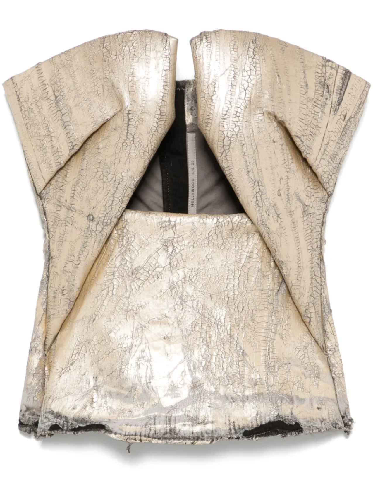 

Рик Оуэнс зубчатый топ Rick Owens, золотой