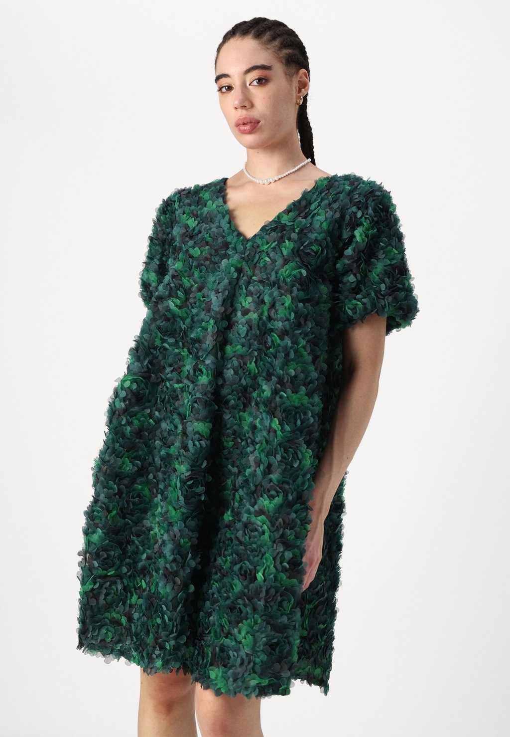 

Коктейльное платье / Вечернее платье YASFLOWERLY DRESS YAS, темно-зеленый