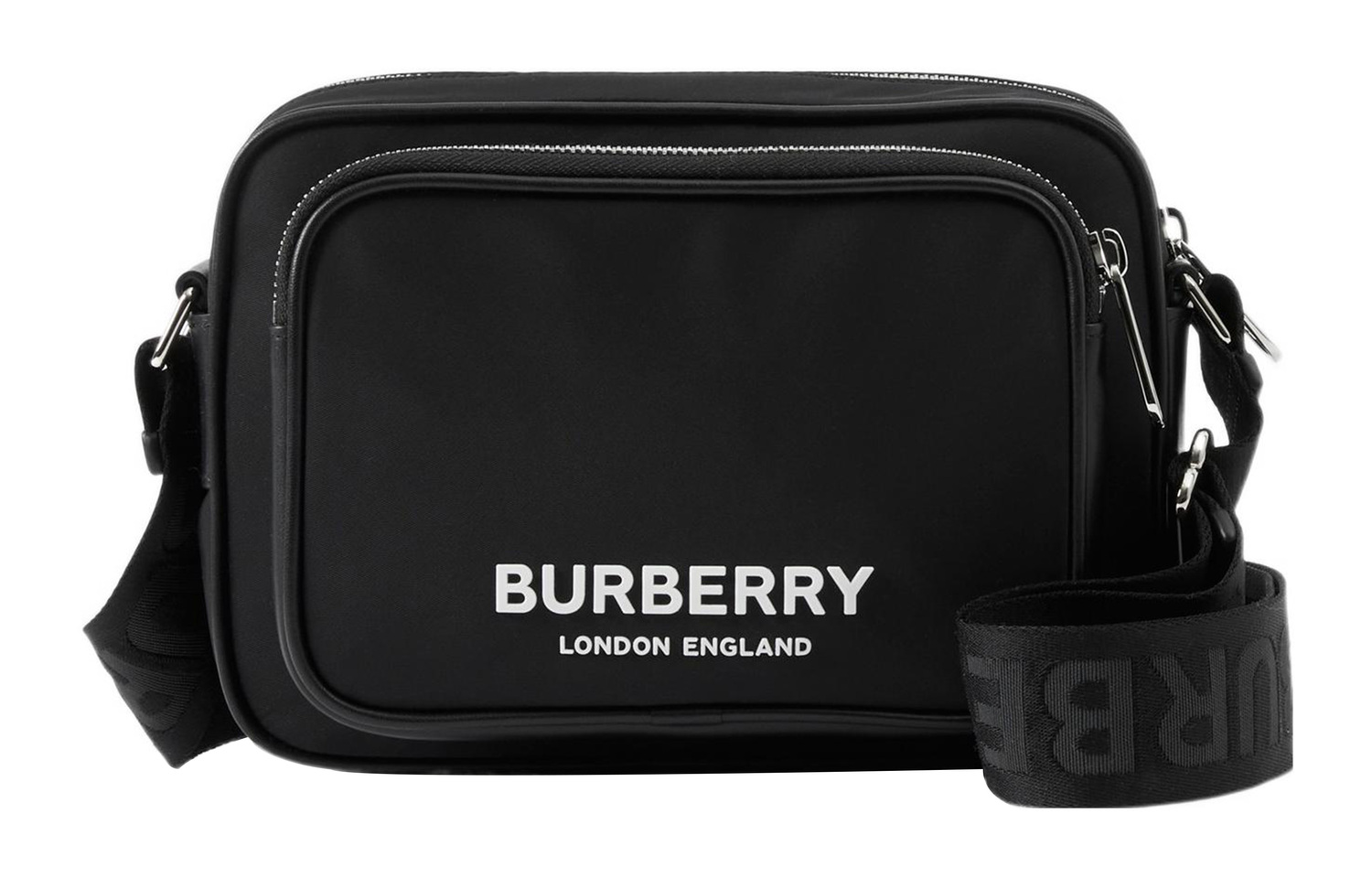 

Burberry Сумка через плечо из нейлона с логотипом черная